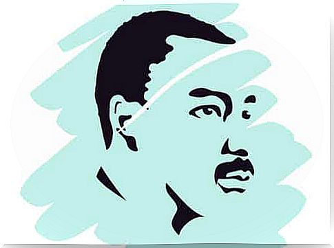 Drawing Martin Luther King.