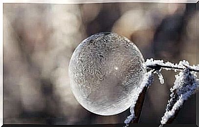 An ice bubble